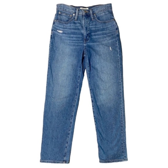 Madewell Classic Straight Distressed Light Wash Jeans
Size 27 - Picture 3 of 15